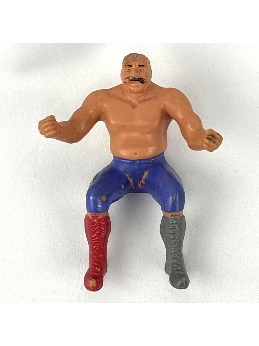 LJN WWF Superstars The Iron Sheik Vintage 1985 Thumb Wrestler Figure